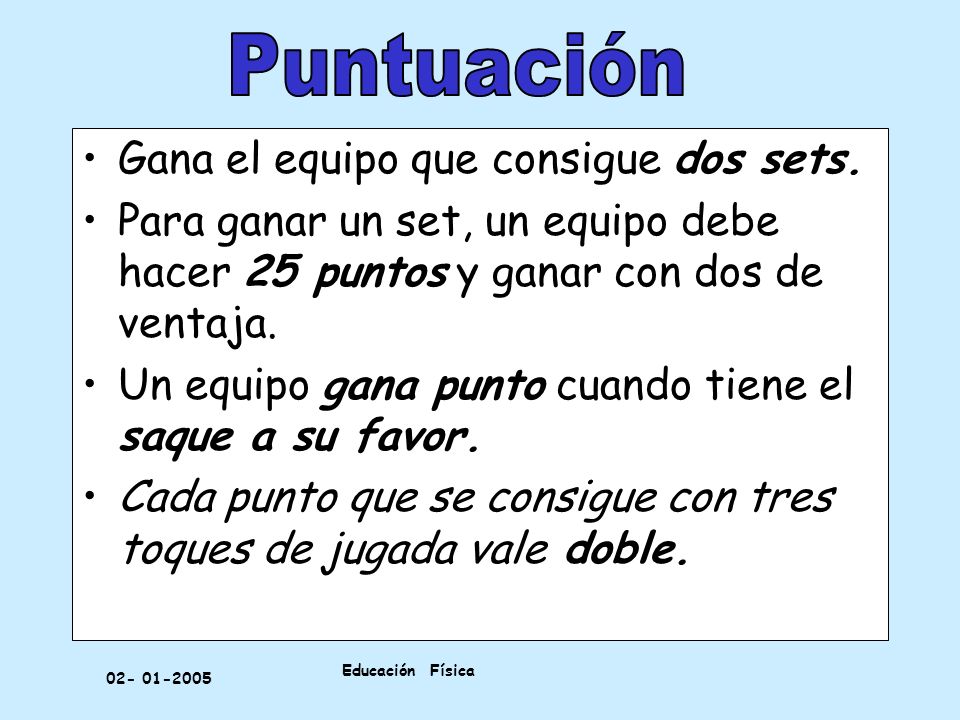 como se gana un punto en un partido de voleibol